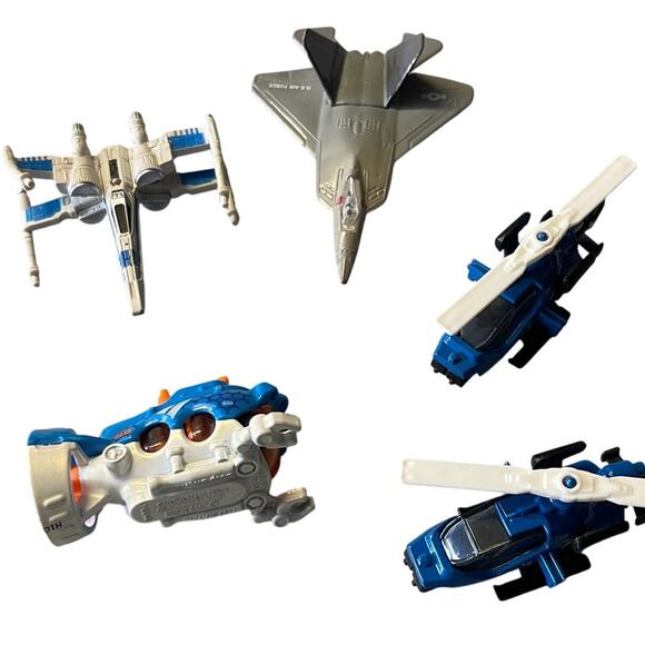 Hot Wheels Matchbox Diecast Fighter Jets Star Wars,Diver,Mission Helicopter - Picture 1 of 8